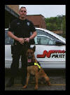 Ricco a Male Malinois, purchased untrained, in OH (from a Police Officer).  Sold March 1999